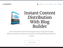 Tablet Screenshot of incansoft.com